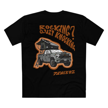 Rocking Quit Knocking!! Black Tee