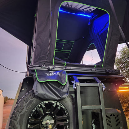 Deposit Pre Order - TrackOz X Hinge Rooftop Tent – Green Trim Edition