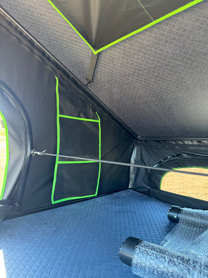 Deposit Pre Order - TrackOz X Hinge Rooftop Tent – Green Trim Edition