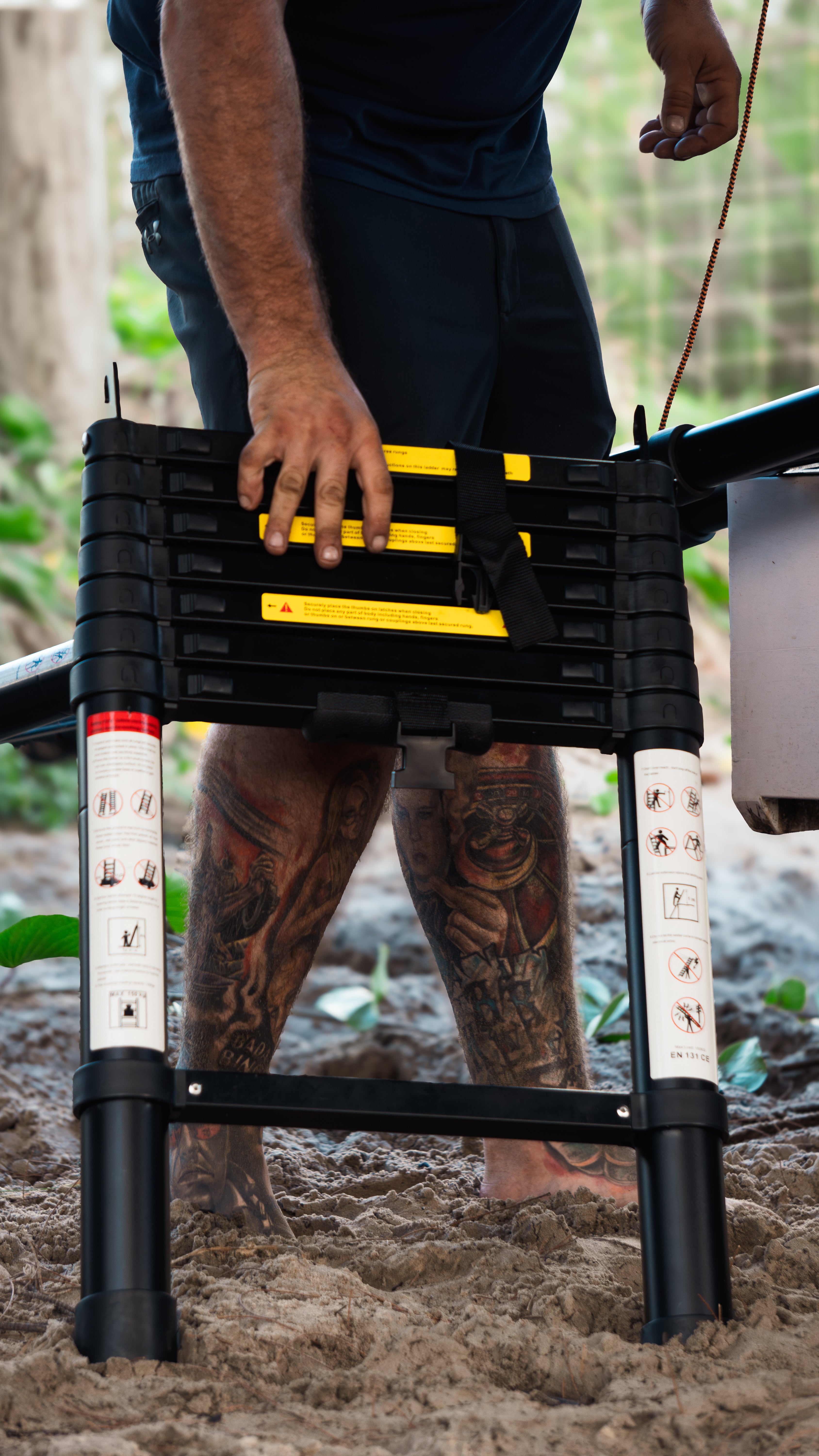 Heavy Duty Rooftop Tent Ladder – TrackOz